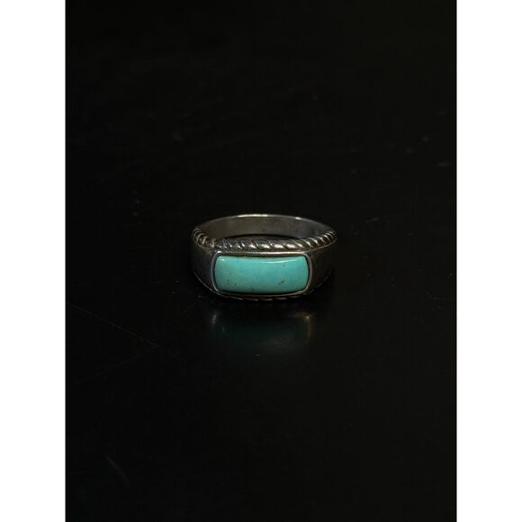 Carolyn Pollack Jewelry - Carolyn Pollack Turquoise Sterling Silver Ring Size 10